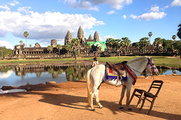INT-C-CFH04 4 Days Cambodia Family Tour with Horse Riding