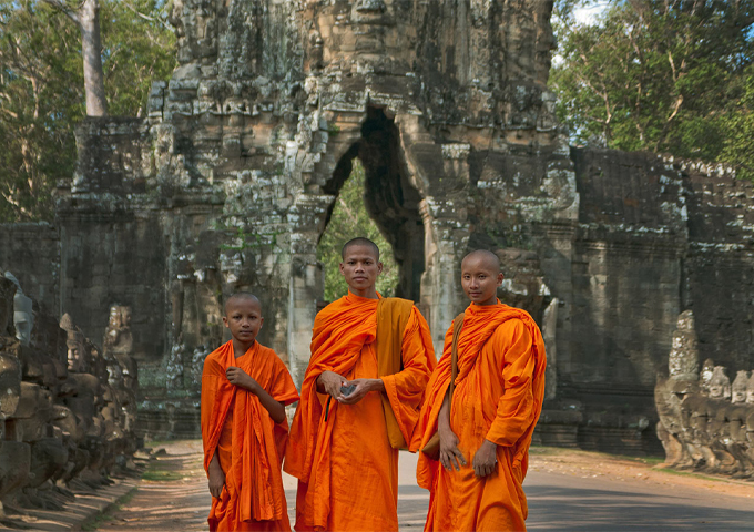 young-monks-standing-side-by-side