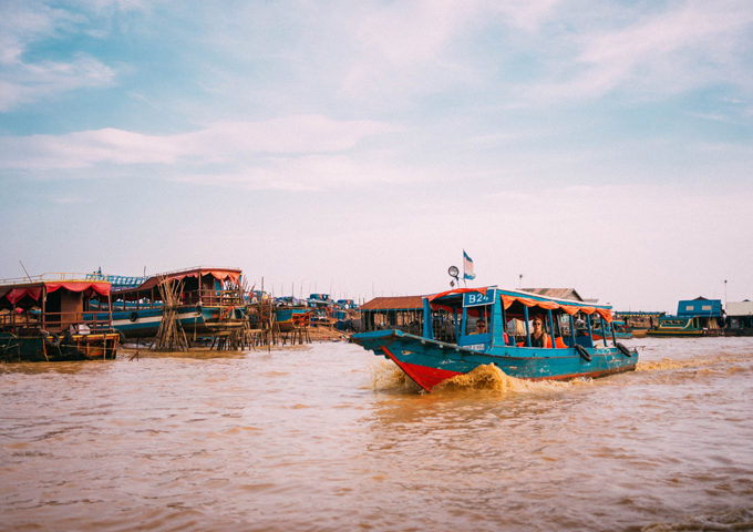 Cambodia boat
