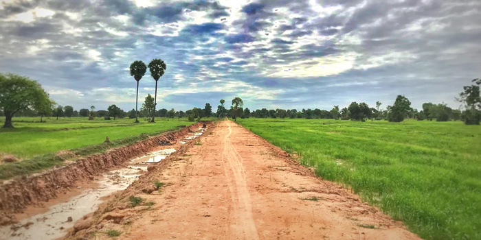 Cambodia green season scenery cambodia-green-countryside-after-rain