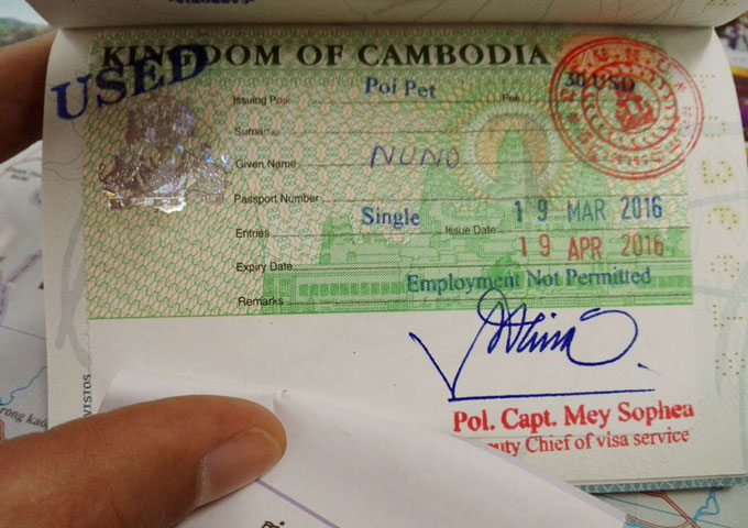 Cambodia Tourist Visa