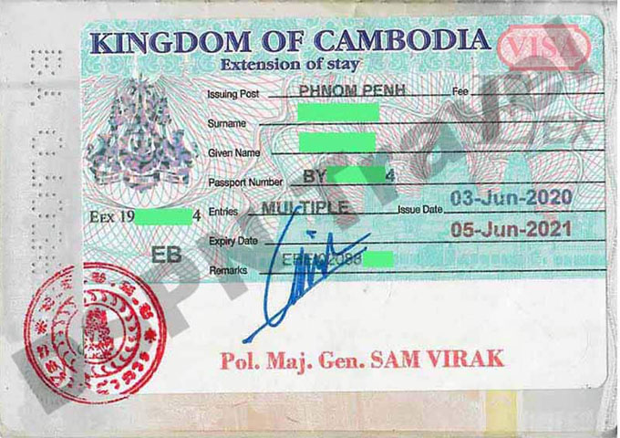 Cambodia Tourist Visa