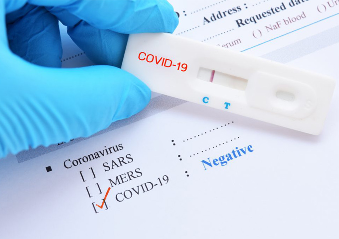 COVID-19 proof of negative