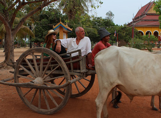 Ox Cart in Cambodia