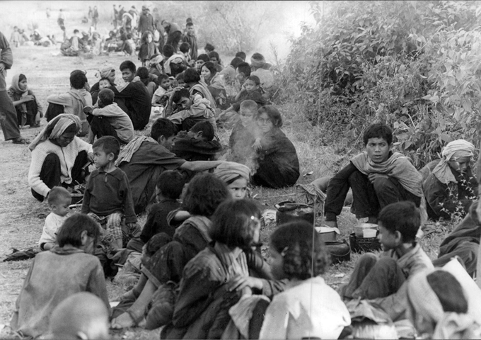 vintage-photo-of-escape-from-khmer-rouge-cambodia-refugees