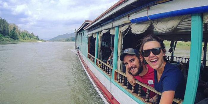 Mekong River slow boat Laos