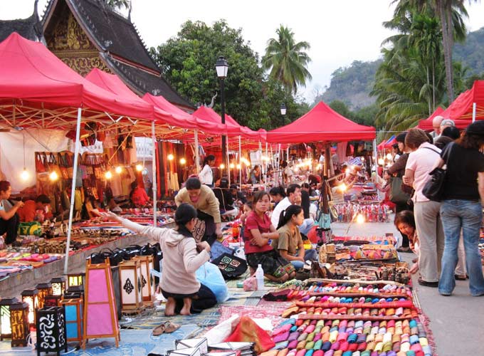 Night Market in Luang Prabang