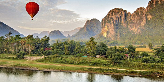 peaceful laos