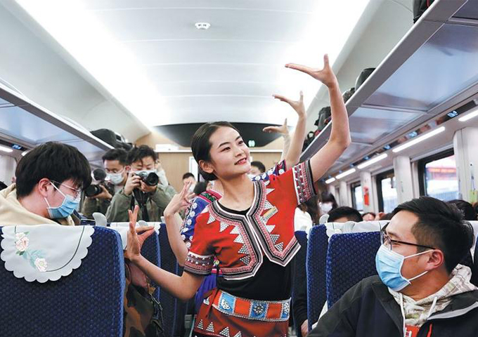 China Laos Railway 2023- Kunming – Vientiane Train D887/888