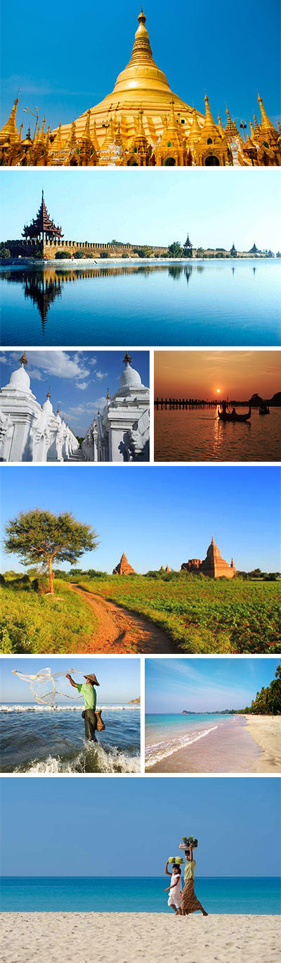 12 Days Myanmar Bicycle Tour with Nagpali Beach