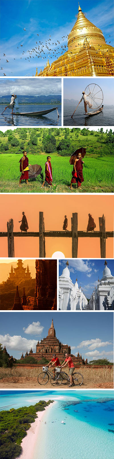 15 Days Best of Myanmar Bicycle Tour