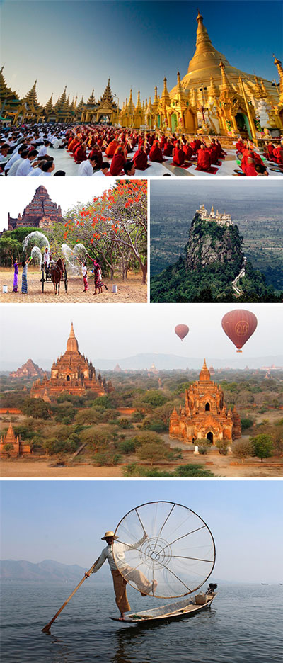 6 Days Best of Myanmar Tour from Singapore