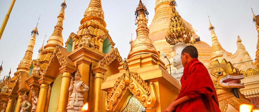 INT-M-IMGP07 7 Days Myanmar Golden Pagodas Tour from India
