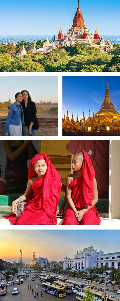 7 Days Myanmar Golden Pagodas Tour from India