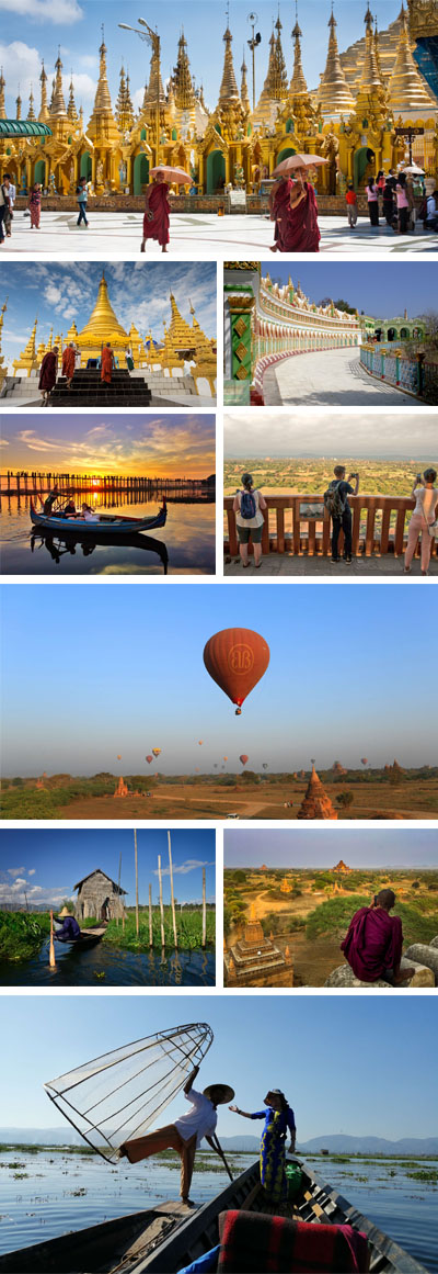 Myanmar Highlights Tour from USA