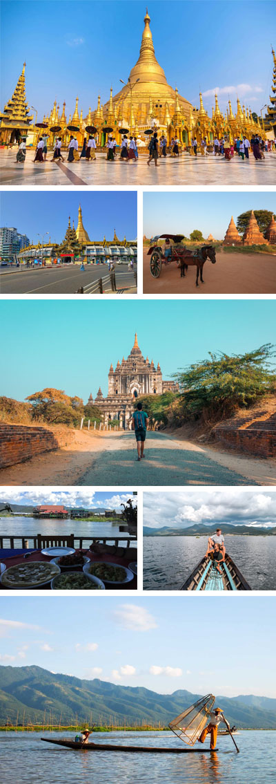 Relaxing Singapore to Myanmar Tour