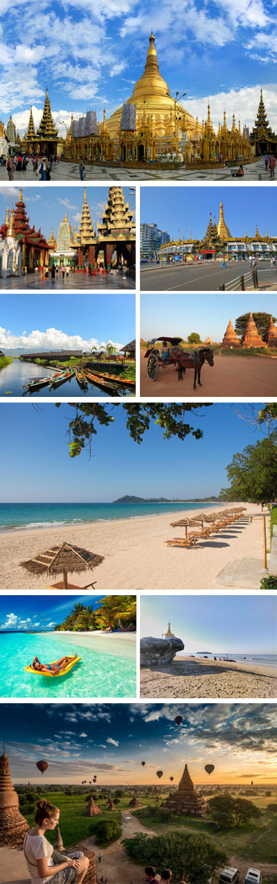 USA to Myanmar Relaxing Tour with Ngapali Beach