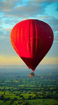 How to Enjoy the Hot Air Balloon when Traveling Myanmar