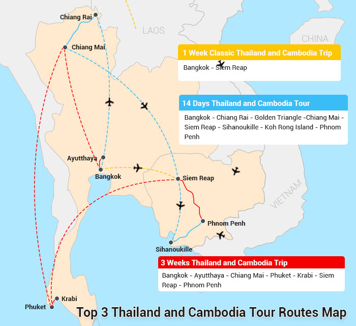 top-3-thailand-and-cambodia-tour-routes-map