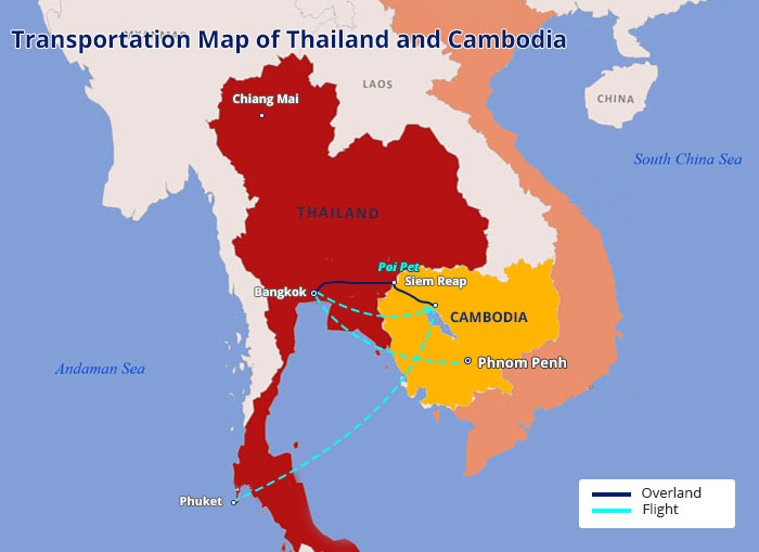 the-transportation-map-of-thailand-and-cambodia