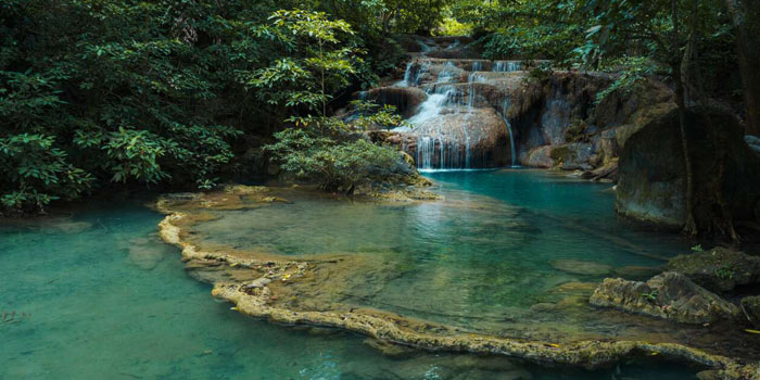 Visit Thailand Kanchanaburi Sai Yok Noi waterfalls
