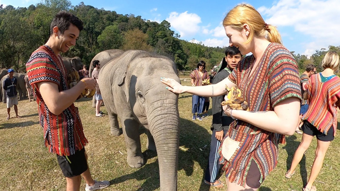 chiang-mai-ethical-elephant-sanctuary-couple