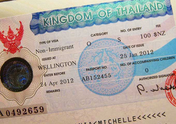 travel document thailand