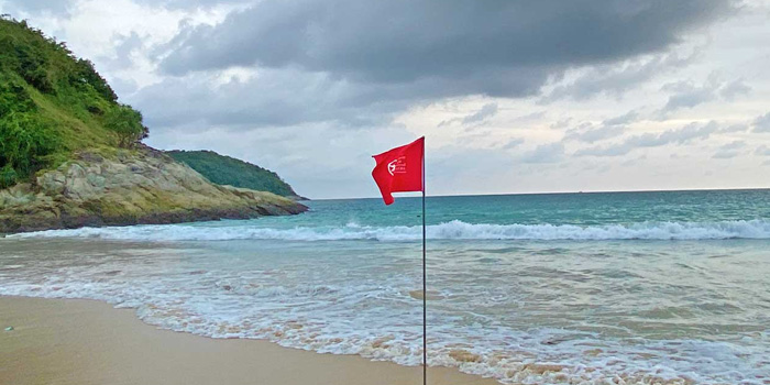 Rough Seas in Rainy Season