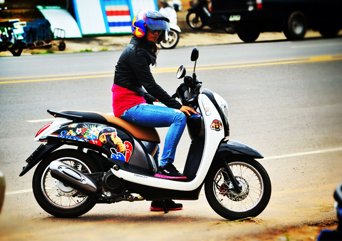 travel by motorbike