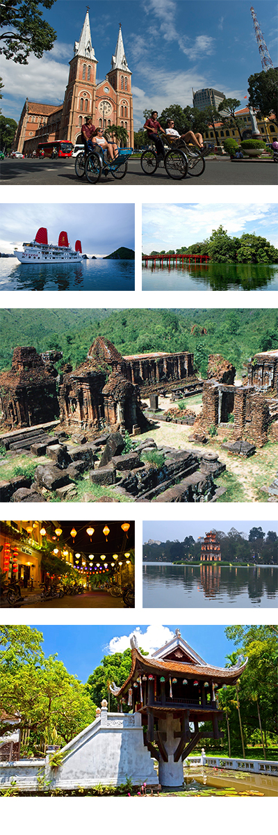 12 Days Vietnam Sightseeing Tour with Four Islands Cruise