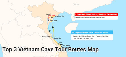 vietnam-adventure-tour-route-map