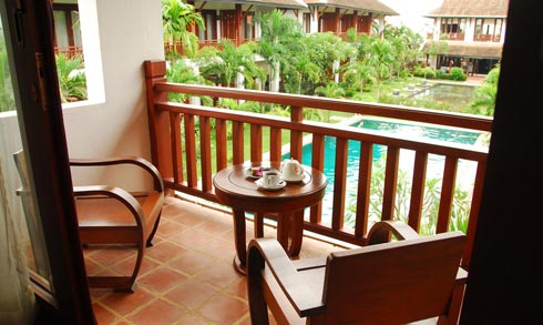 Vientiane Green Park Hotel Balcony