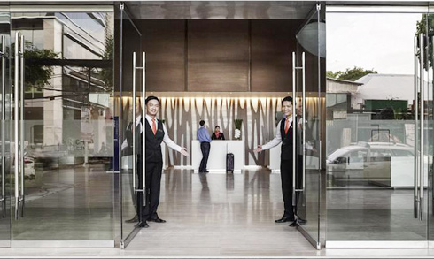 Saigon Novotel Centre Hotel Front Door