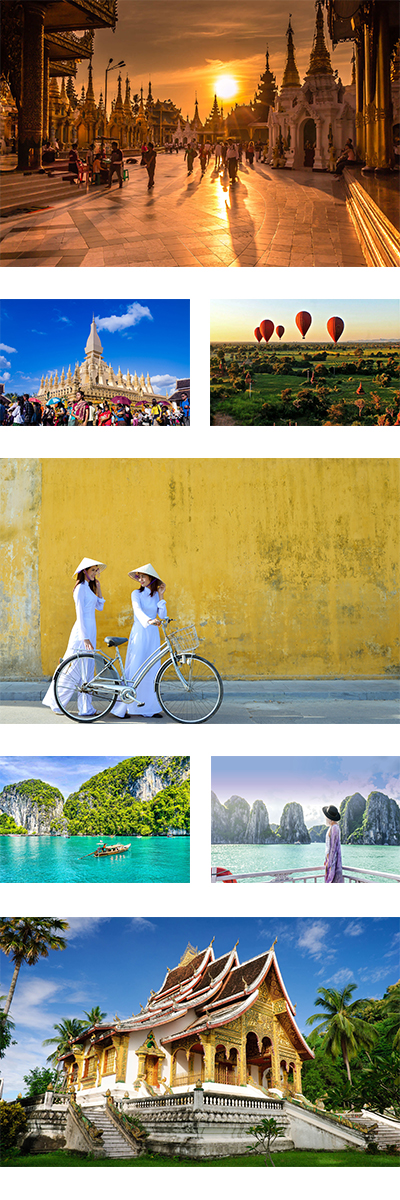 Myanmar Vietnam and Laos Highlights Tour
