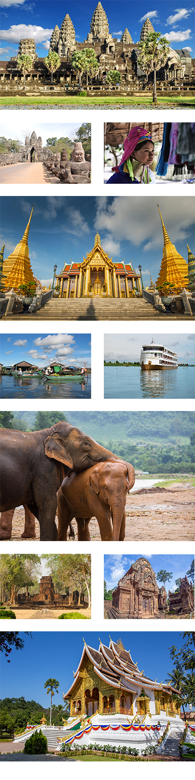 Classic Cambodia Laos Golden Triangle Thailand Tour Package