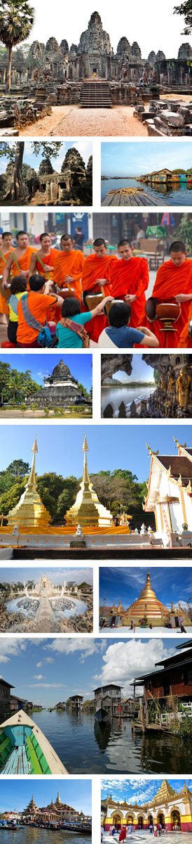 19 Days Cambodia, Laos, Thailand and Myanmar Highlights Tour