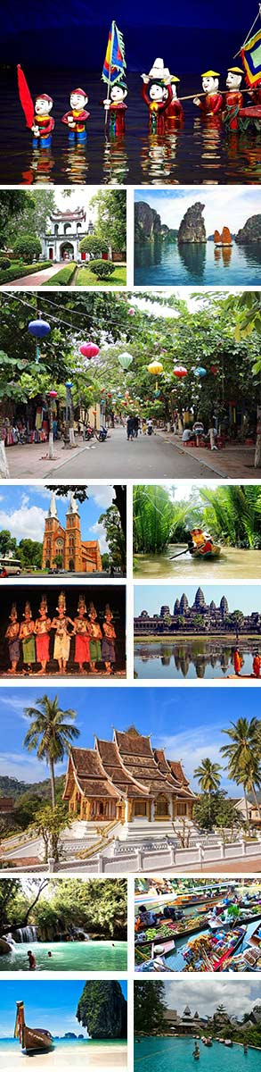 20 Days Vietnam, Cambodia, Laos and Thailand Highlights Tour