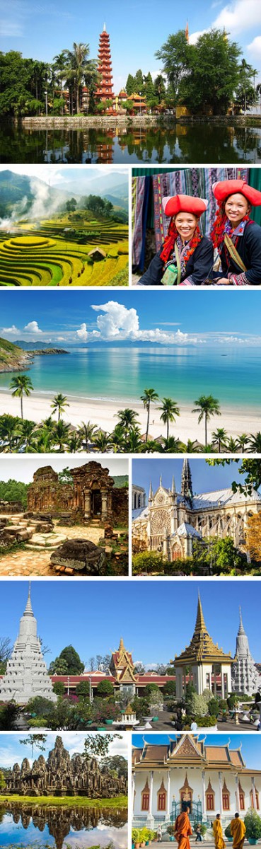 22 Days (3-Weeks) Vietnam, Cambodia and Laos Panorama of Indochina Tour ...