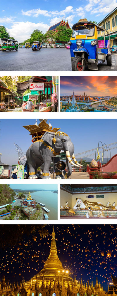 7 Days Thailand and Myanmar Sightseeing Tour