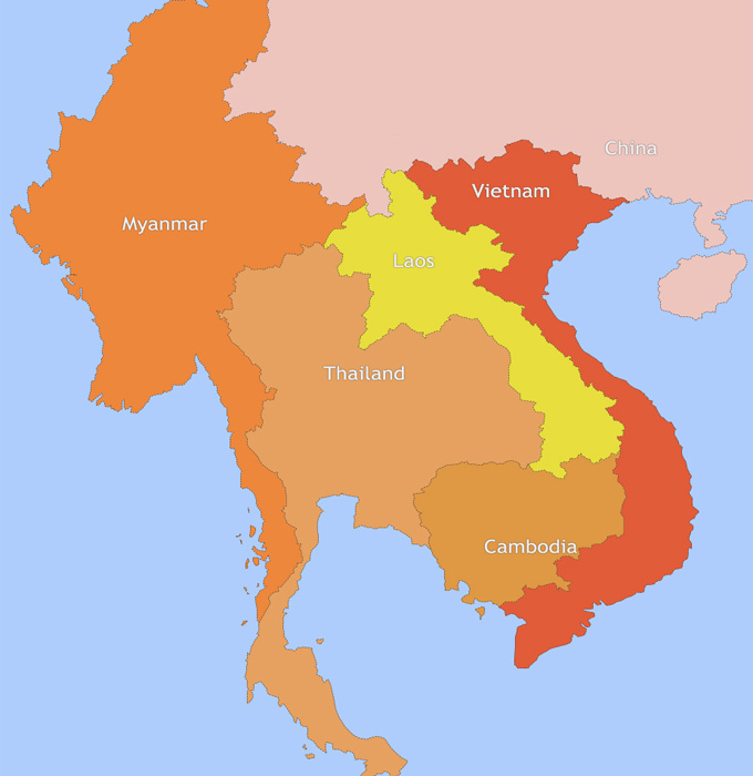 Maps of Indochina