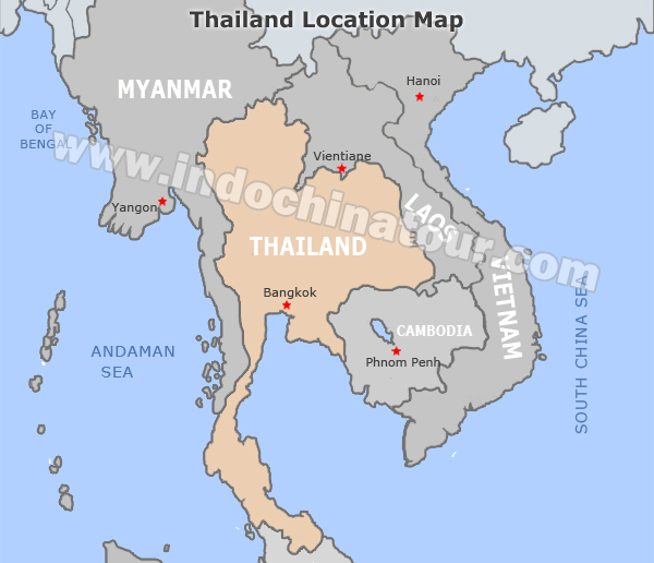 thailand map