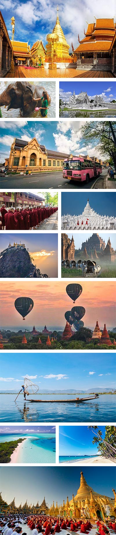 17 Days Classic Thailand and Myanmar Tour
