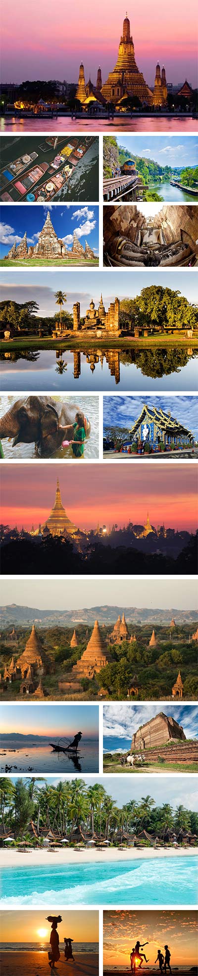 10.23 Days Thailand and Myanmar Discovery Tour