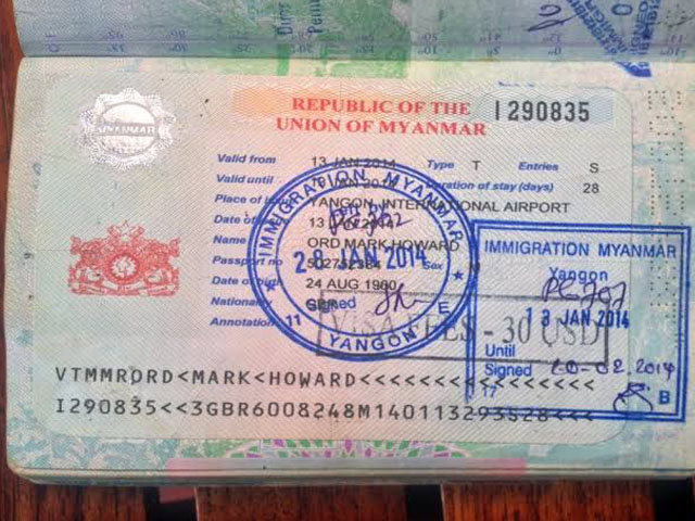 Myanmar Visa