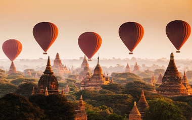 bagan hotair balloon