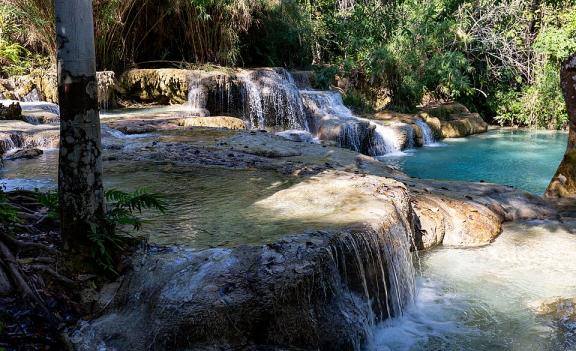 Kuang Si Waterfall near Luang Prabang, Laos