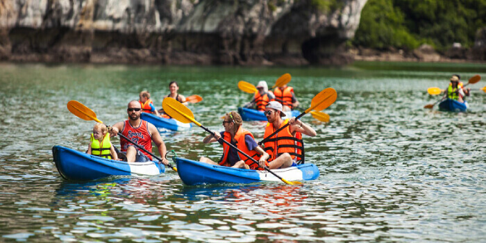 kayaking