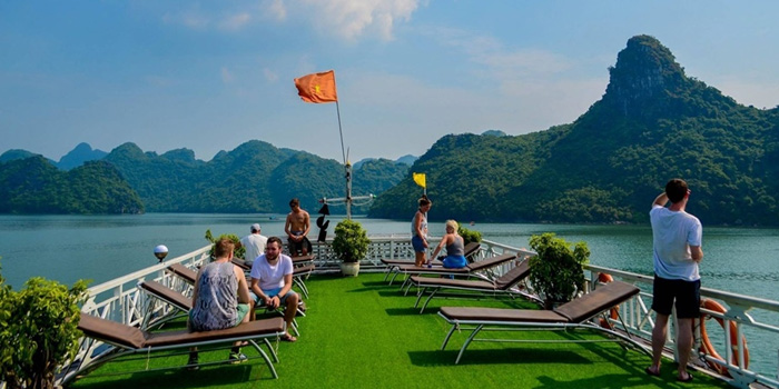 our-guests-enjoy-ha-long-bay-cruise
