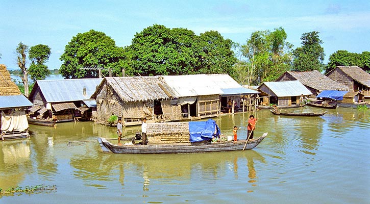 The Floating Village on the Tonle Sap Lake