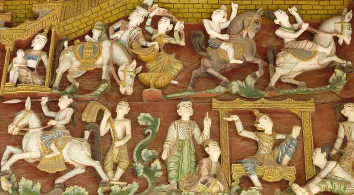 Cambodia Wood Carving